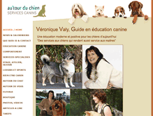 Tablet Screenshot of chien-education-elevage.com